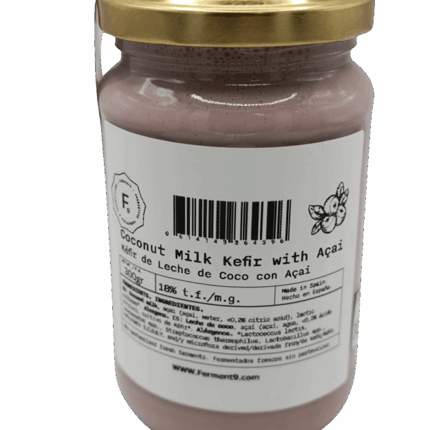 Coconut Kefir with Açaí 18%